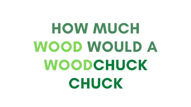 How Much Wood Would a Woodchuck Chuck still 2