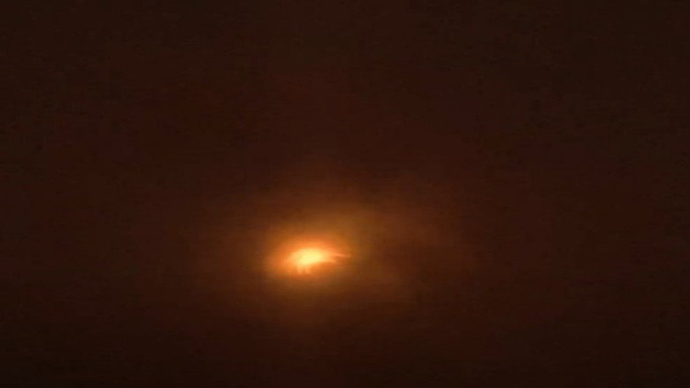 A Side View of An Eclipse in 99.8% Totality still 1